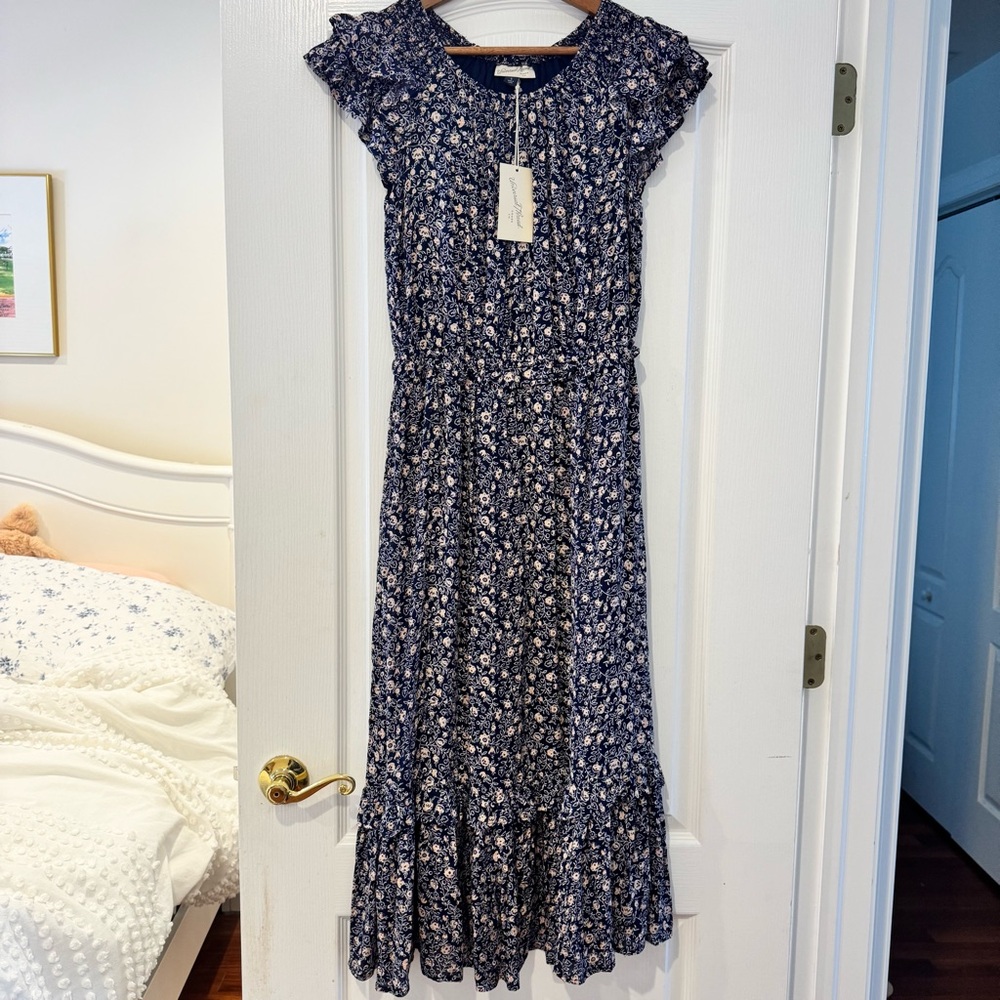 Universal Thread Goods Co. Navy Floral Dress | Small | NWT